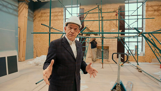 Завершающий этап строительства ТВ-студии