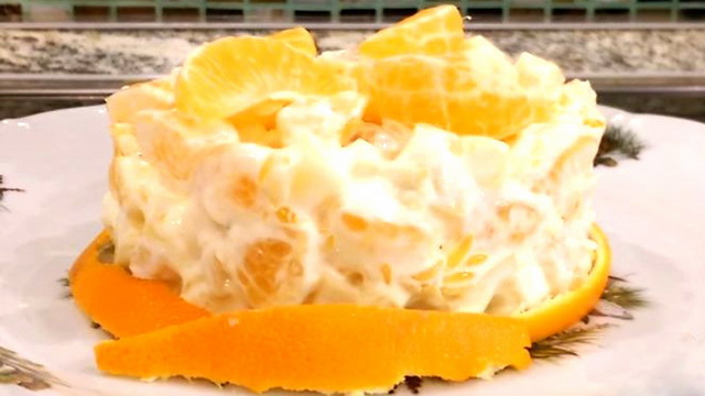 Салат «Мандариновый шок»