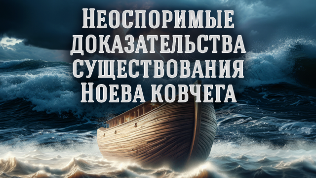 Неоспоримые доказательства существования Ноева ковчега