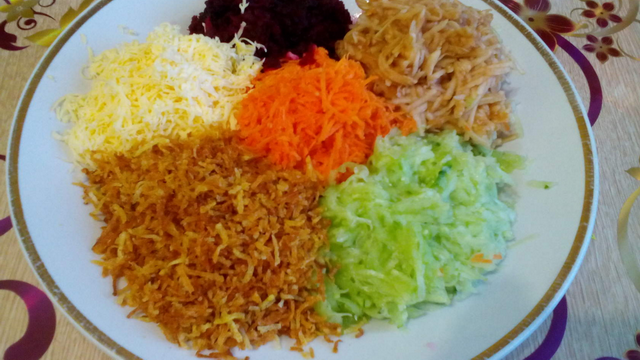 Лёгкий салат «Светофор» 