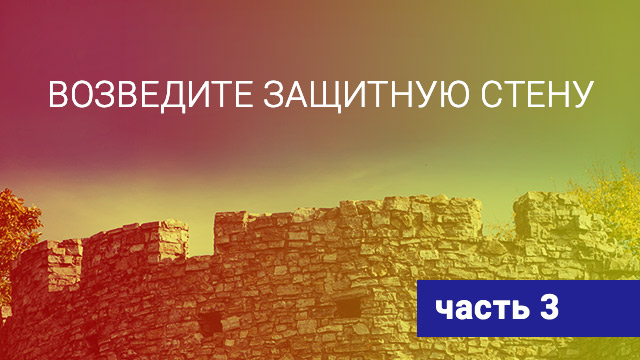 Возведите защитную стену! Часть 3