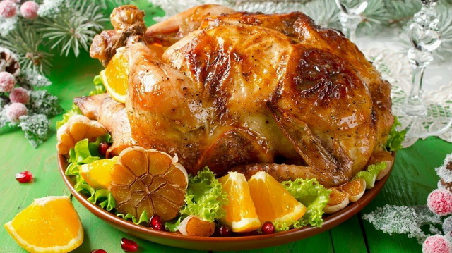 Курица с апельсинами