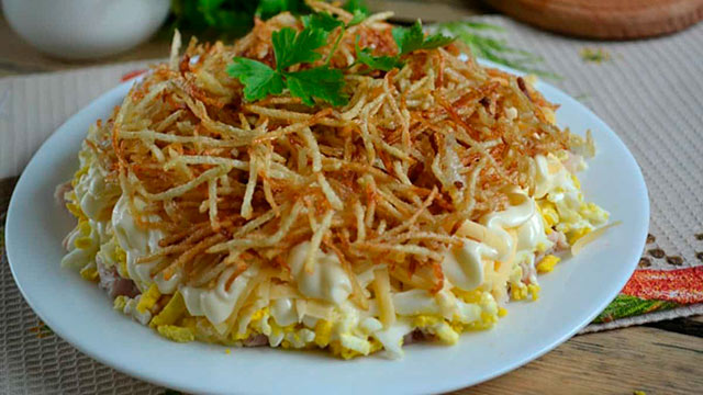 Салат «Вьюга»