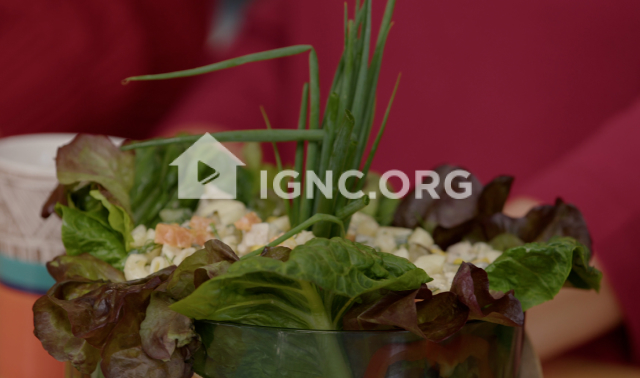 Салат «Курица с ананасами» от Максима и Ольги Мясниковых