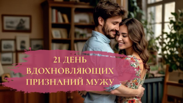 21 день вдохновляющих признаний мужу