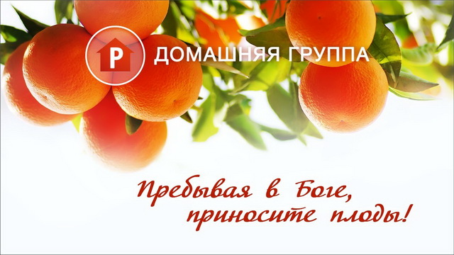 Пребывая в Боге, приносите плоды!