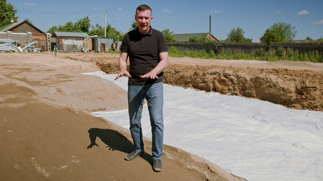 Мы продолжаем земляные работы