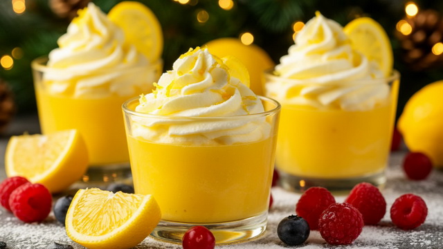 Лимонный десерт «Снежная&nbsp;королева» 