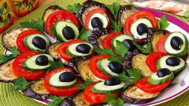 Закуска «Павлиний хвост»