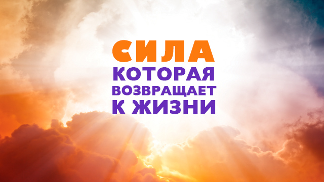 Сила, которая возвращает к жизни
