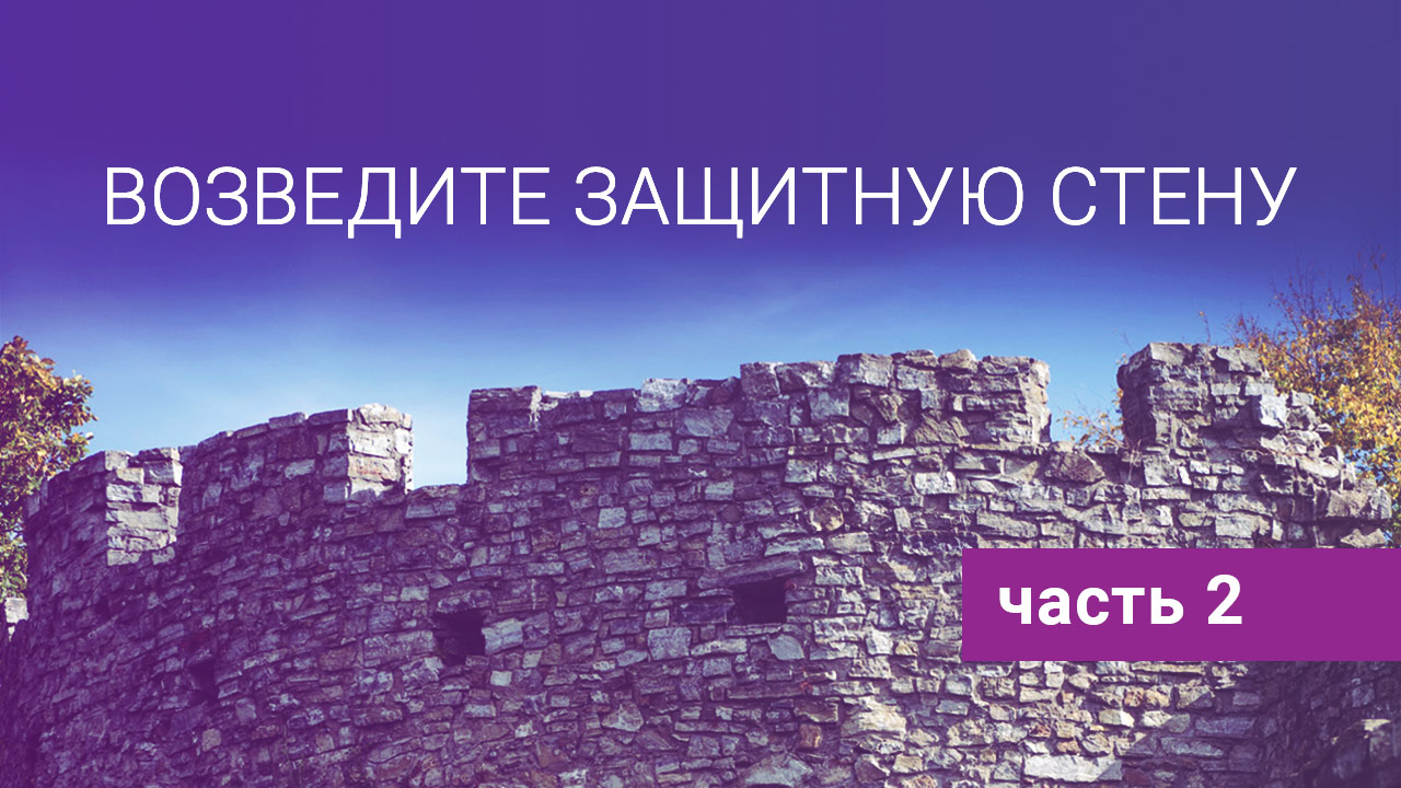 Возведите защитную стену! Часть 2